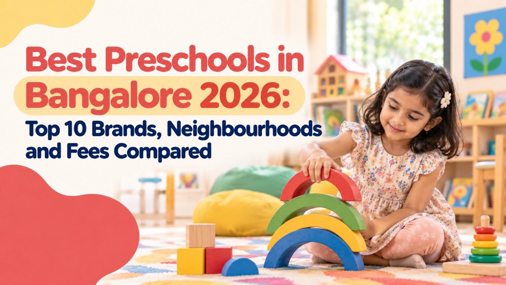 Best Preschools in Bangalore 2026: Top 10 Brands, Neighbourhoods and Fees Compared