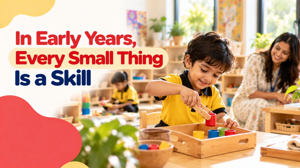 In Early Years, Every Small Thing Is a Skill