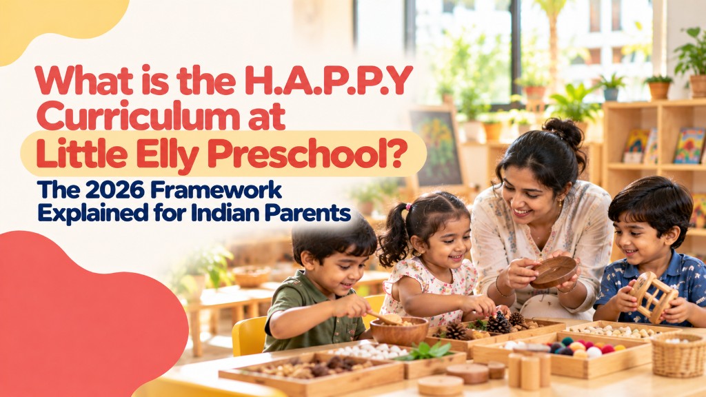 What is the H.A.P.P.Y Curriculum at Little Elly Preschool? The 2026 Framework Explained for Indian Parents