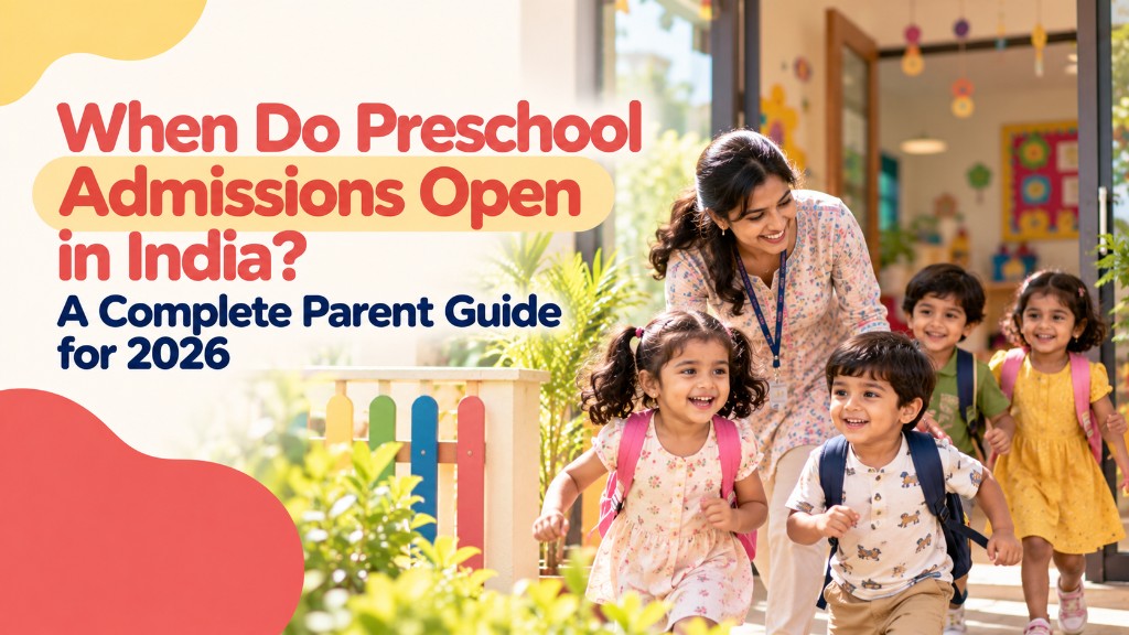 When Do Preschool Admissions Open in India 2026? Timeline and How to Apply