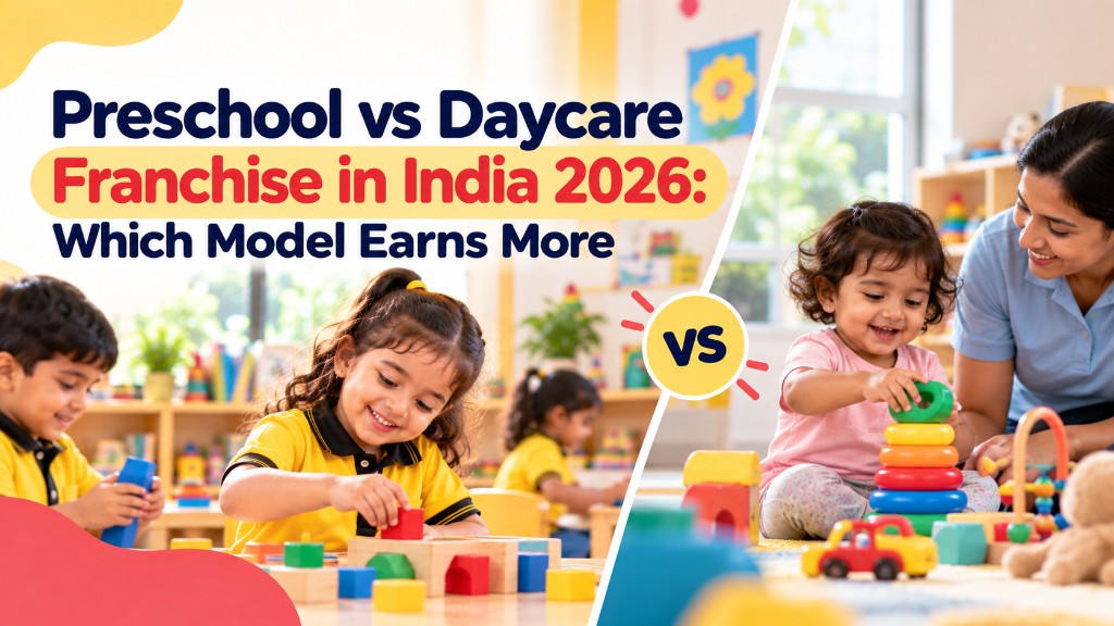 Preschool vs Daycare Franchise in India 2026: Which Model Earns More