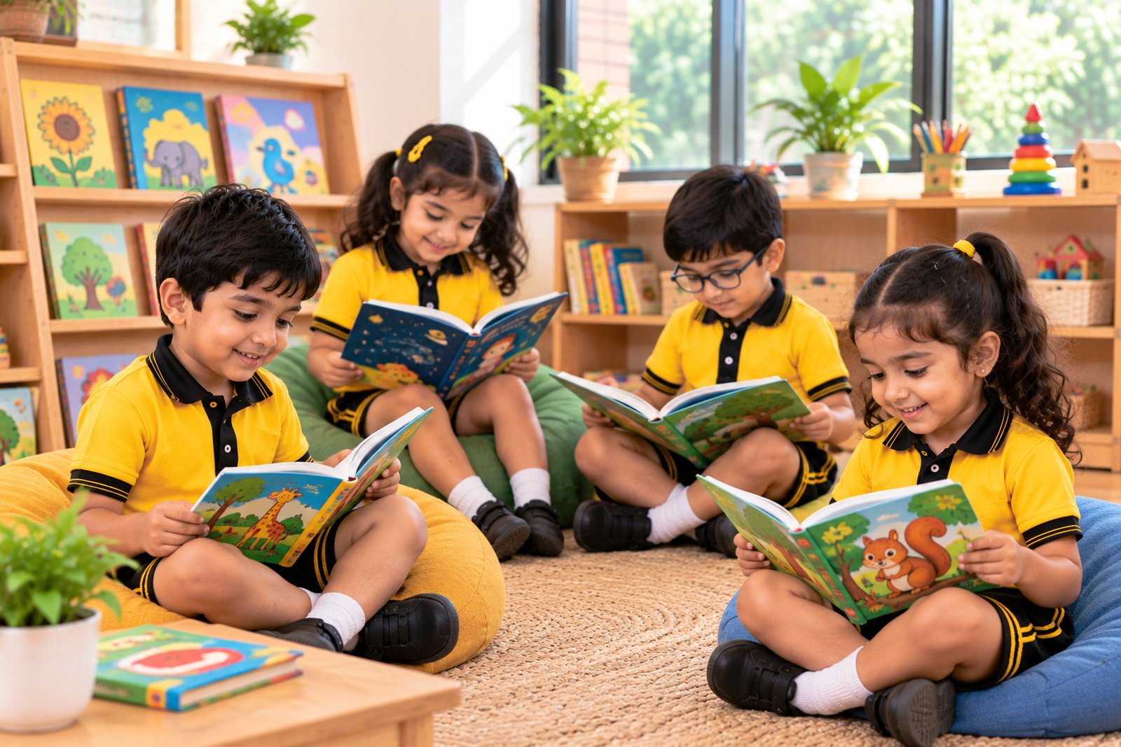 Nursery children at a Little Elly classroom