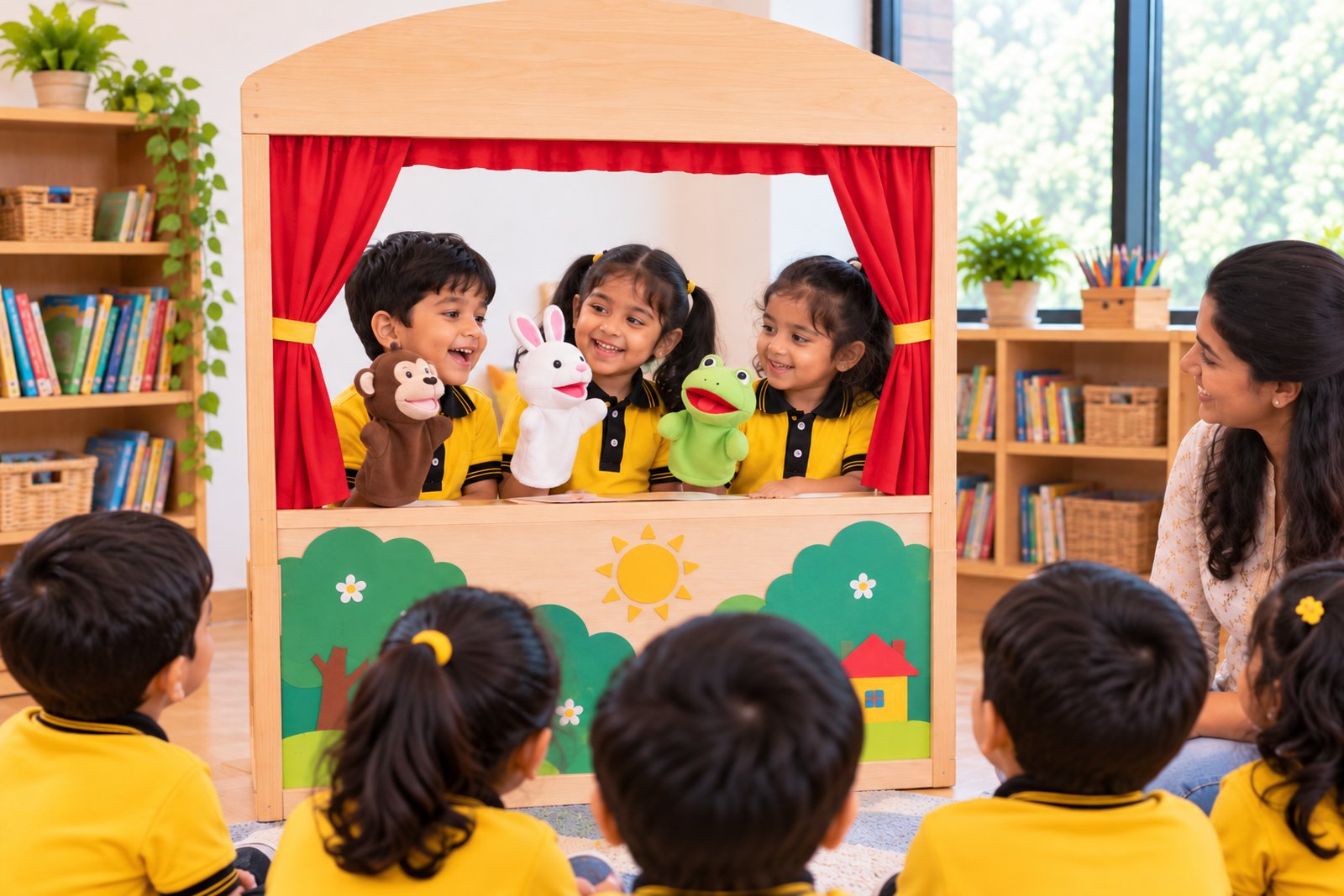 Children learning together at a Little Elly preschool
