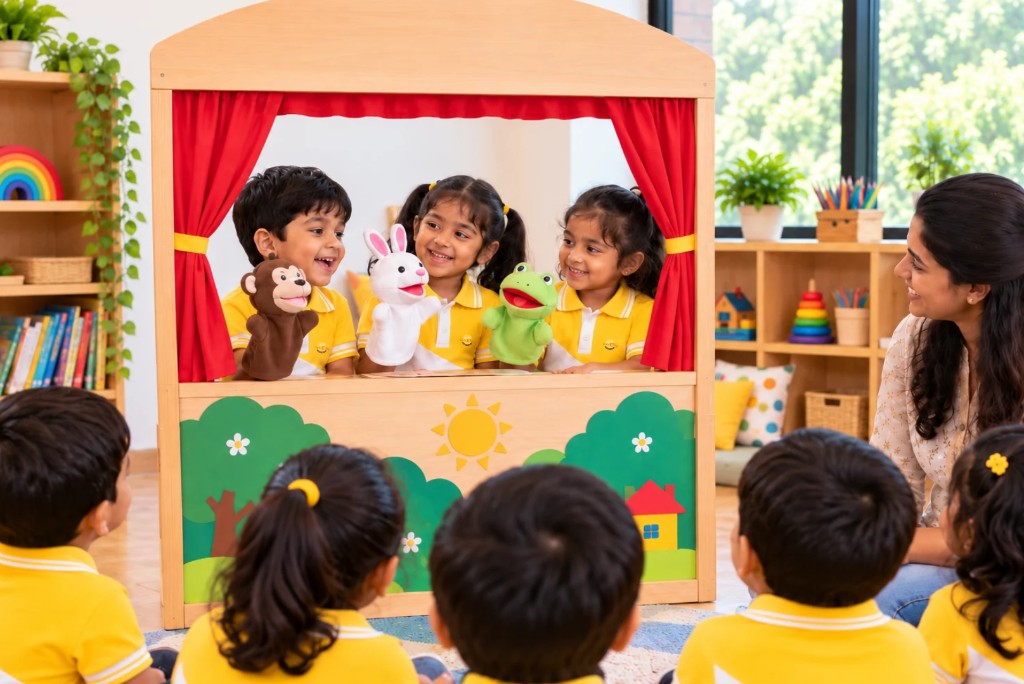 Children learning together at a Little Elly preschool